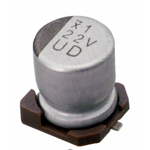 foto Condensadores electrolíticos de aluminio, Nichicon-Anatronic, tipo-chip con la menor impedancia de la industria. 